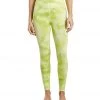Free People Good Karma Tie Dye Yoga Leggings Lime CLOTHING