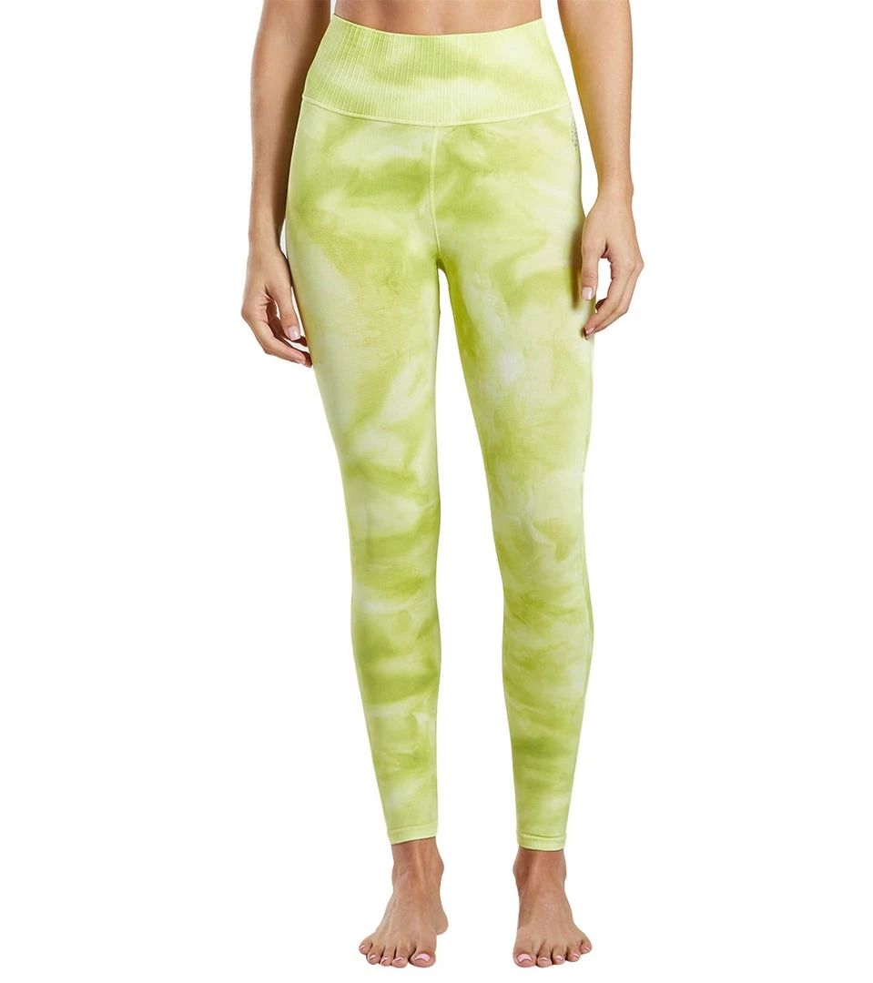 Free People Good Karma Tie Dye Yoga Leggings Lime CLOTHING 3 Free People Good Karma Tie Dye Yoga Leggings Lime CLOTHING