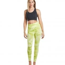 Free People Good Karma Tie Dye Yoga Leggings Lime CLOTHING 12 Free People Good Karma Tie Dye Yoga Leggings Lime CLOTHING