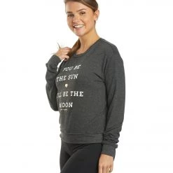 Spiritual Gangster Sun Crew Neck Savasana Vintage Black CLOTHING 13 Spiritual Gangster Sun Crew Neck Savasana Vintage Black CLOTHING