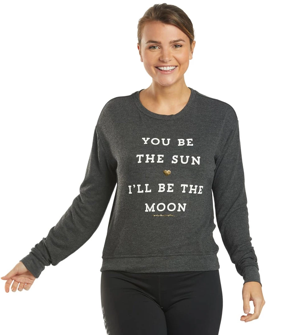 Spiritual Gangster Sun Crew Neck Savasana Vintage Black CLOTHING 9 Spiritual Gangster Sun Crew Neck Savasana Vintage Black CLOTHING