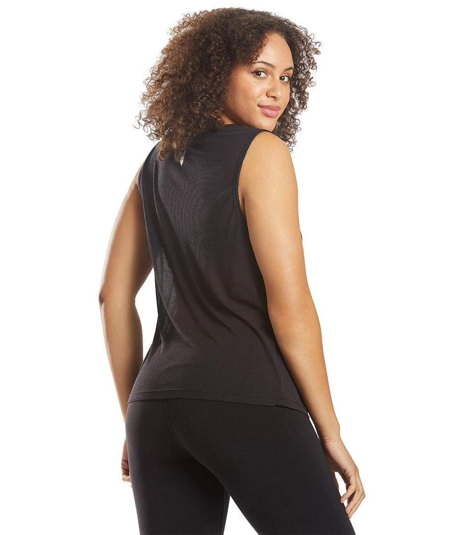 Free People Om Yoga Tank Black 4 Free People Om Yoga Tank Black