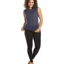 CLOTHING Free People Om Yoga Tank Navy