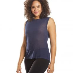 CLOTHING Free People Om Yoga Tank Navy