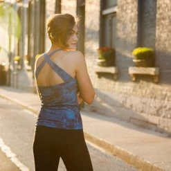 Everyday Yoga Tie Dye Elevated Support Tank Indigo 15 Everyday Yoga Tie Dye Elevated Support Tank Indigo
