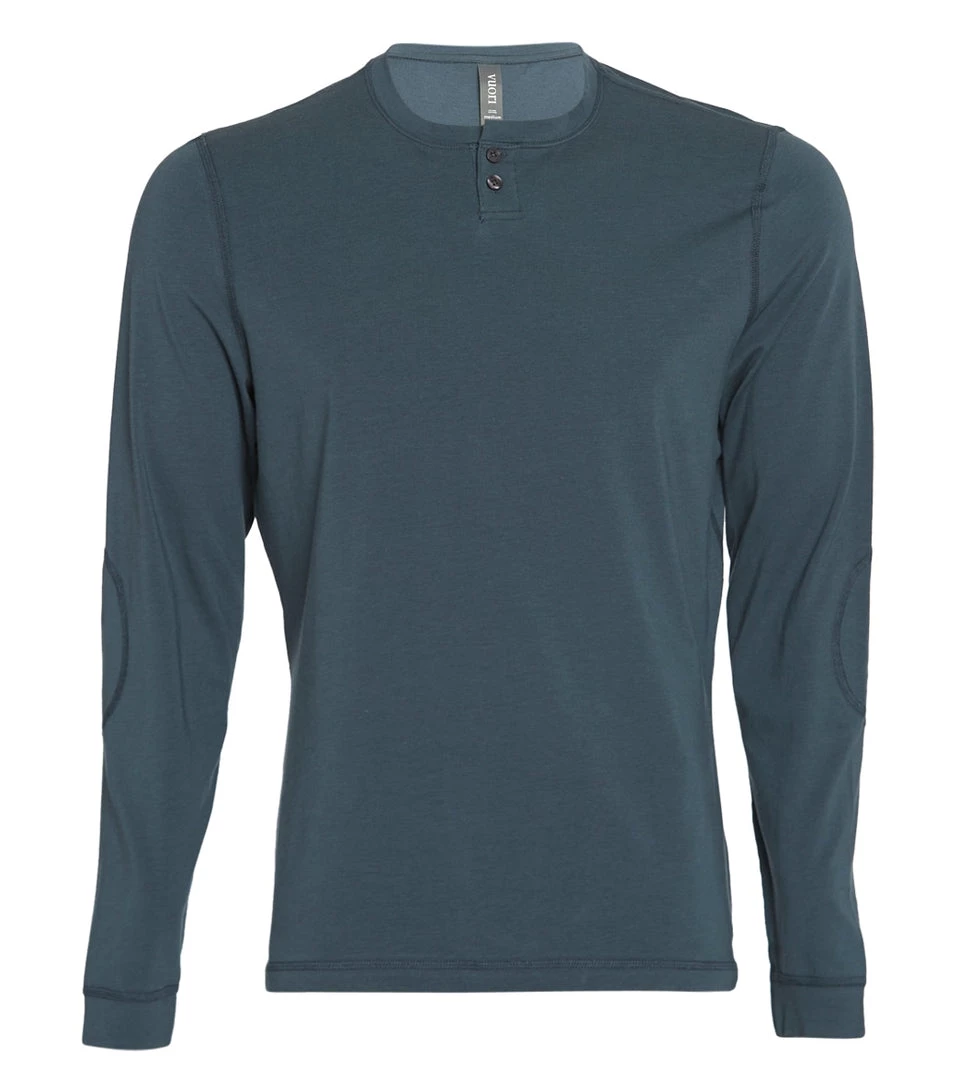 Vuori Men's Ever Henley Indigo 6 Vuori Men's Ever Henley Indigo