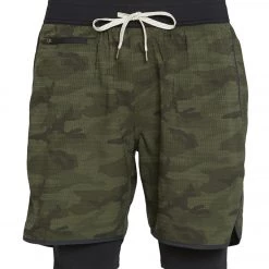 Vuori Men's Stockton Shorts Olive Camo CLOTHING