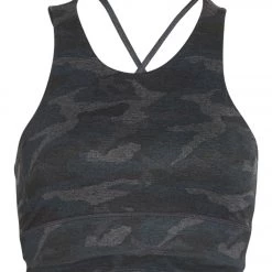 CLOTHING Vuori Juno Yoga Sports Bra Black Camo