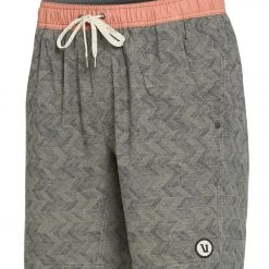 CLOTHING Vuori Men's Kore Yoga Shorts Grey Herringbone