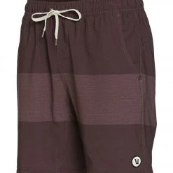 CLOTHING Vuori Men's Kore Yoga Shorts Oxblood Texture Block