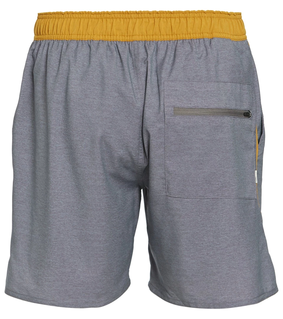 Vuori Men's Trail Yoga Shorts Charcoal Heather Texture CLOTHING 5 Vuori Men's Trail Yoga Shorts Charcoal Heather Texture CLOTHING