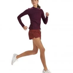 Vuori Lux Performance Yoga Long Sleeve Cerise Heather