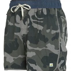Vuori Men's Banks Short 5" Yoga Shorts Grey Camo
