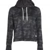 Vuori Halo Essential Hoodie Black Camo CLOTHING
