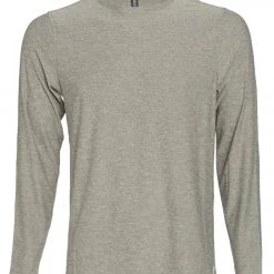 Vuori Men's Strato Tech Yoga Long Sleeve Heather Grey