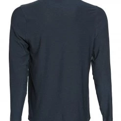 Vuori Men's Strato Tech Yoga Long Sleeve Navy Heather CLOTHING