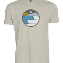 Vuori Men's Waves Mountain Sun Yoga Tee CLOTHING