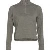 Vuori Crescent After Yoga 1/2 Zip Heather Grey