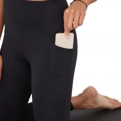 CLOTHING Manduka Pro High Waisted 7/8 Yoga Leggings Black