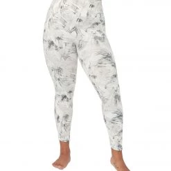 Manduka Pro High Waisted 7/8 Yoga Leggings Grey Tropics