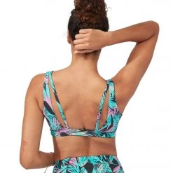 Women Manduka Pro Yoga Sports Bra Black Tropics