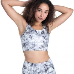 DYI Elevate Racer Yoga Sports Bra Space Age Foil