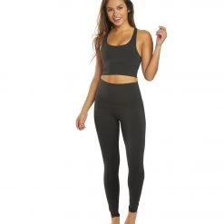 CLOTHING DYI Elevate Racer Yoga Sports Bra Black