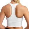 DYI Elevate Racer Yoga Sports Bra White