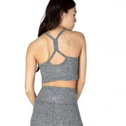 Beyond Yoga Spacedye Slim Racerback Cropped Tank Black/White NEW ARRIVALS