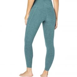 NEW ARRIVALS Beyond Yoga Spacedye Out Of Pocket High Waisted 7/8 Yoga Leggings Meadow Sage/Frosty Glade