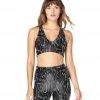 Beyond Yoga Lux All In Racerback Yoga Bralet Black Snake