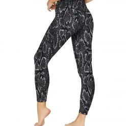 Beyond Yoga Lux High Waisted 7/8 Yoga Leggings Black Snake CLOTHING