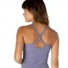 Beyond Yoga Spacedye Slim Racerback Cropped Tank Dusty Violet/Lovely Lilac