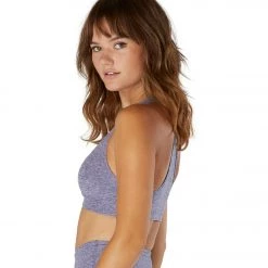 Beyond Yoga Spacedye Lift Your Spirits Yoga Sports Bra Dusty Violet/Lovely Lilac