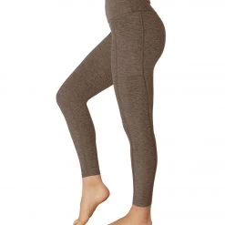 Beyond Yoga Spacedye Out Of Pocket High Waisted 7/8 Yoga Leggings Mocha/Latte
