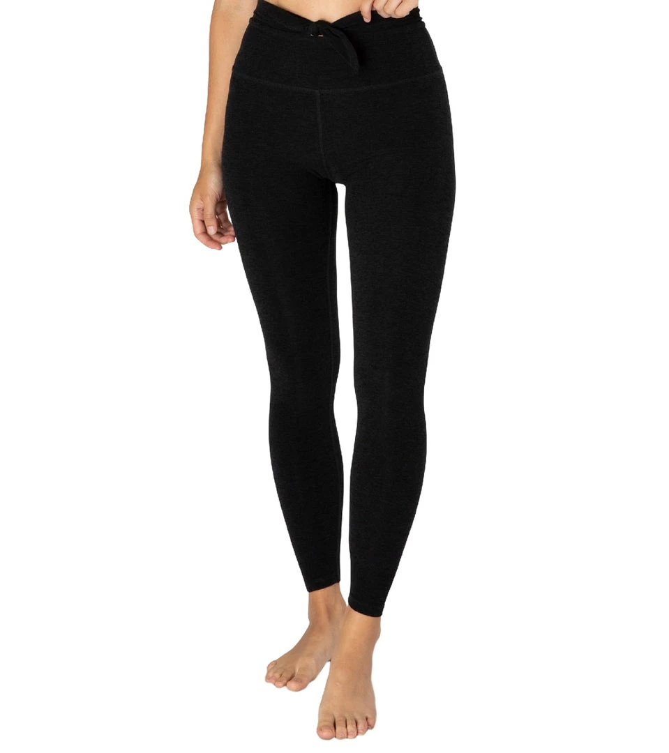 CLOTHING Beyond Yoga Spacedye Knot A Problem High Waisted 7/8 Yoga Leggings Darkest Night 6 CLOTHING Beyond Yoga Spacedye Knot A Problem High Waisted 7/8 Yoga Leggings Darkest Night