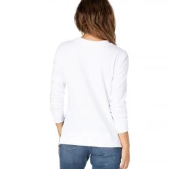 CLOTHING Beyond Yoga Just Chillin Long Sleeve Pullover White