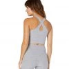 Beyond Yoga Spacedye Studio Cropped Yoga Tank Silver Mist