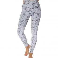 CLOTHING Beyond Yoga Ombre Snake Engineered High Waisted 7/8 Yoga Leggings Stone Gray Ombre Snake