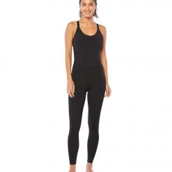 Beyond Yoga Sportflex Play The Angles Yoga Jumpsuit Black