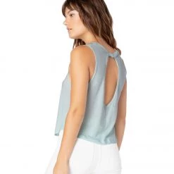 Beyond Yoga Boyfriend Jersey Aquarius Yoga Tank Aqua Mint Heather CLOTHING