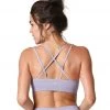 NUX Levitate Seamless Yoga Sports Bra Pale Purple