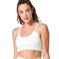 NUX Levitate Seamless Yoga Sports Bra Coconut