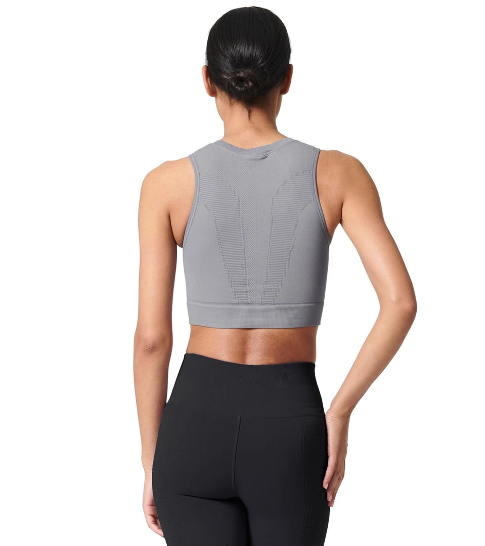 NEW ARRIVALS NUX One By One Seamless Yoga Crop Top Grey 4 NEW ARRIVALS NUX One By One Seamless Yoga Crop Top Grey