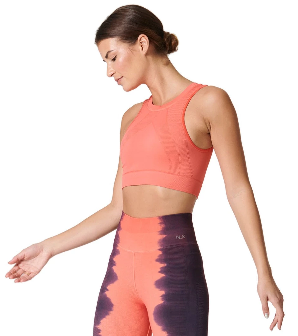 NEW ARRIVALS NUX One By One Seamless Yoga Crop Top Coral 4 NEW ARRIVALS NUX One By One Seamless Yoga Crop Top Coral