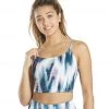 CLOTHING Onzie Belle Cami Yoga Crop Indigo Ikat