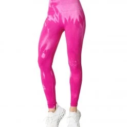 NUX Awakened Hand Dye Yoga Leggings Flushed Marble 9 NUX Awakened Hand Dye Yoga Leggings Flushed Marble