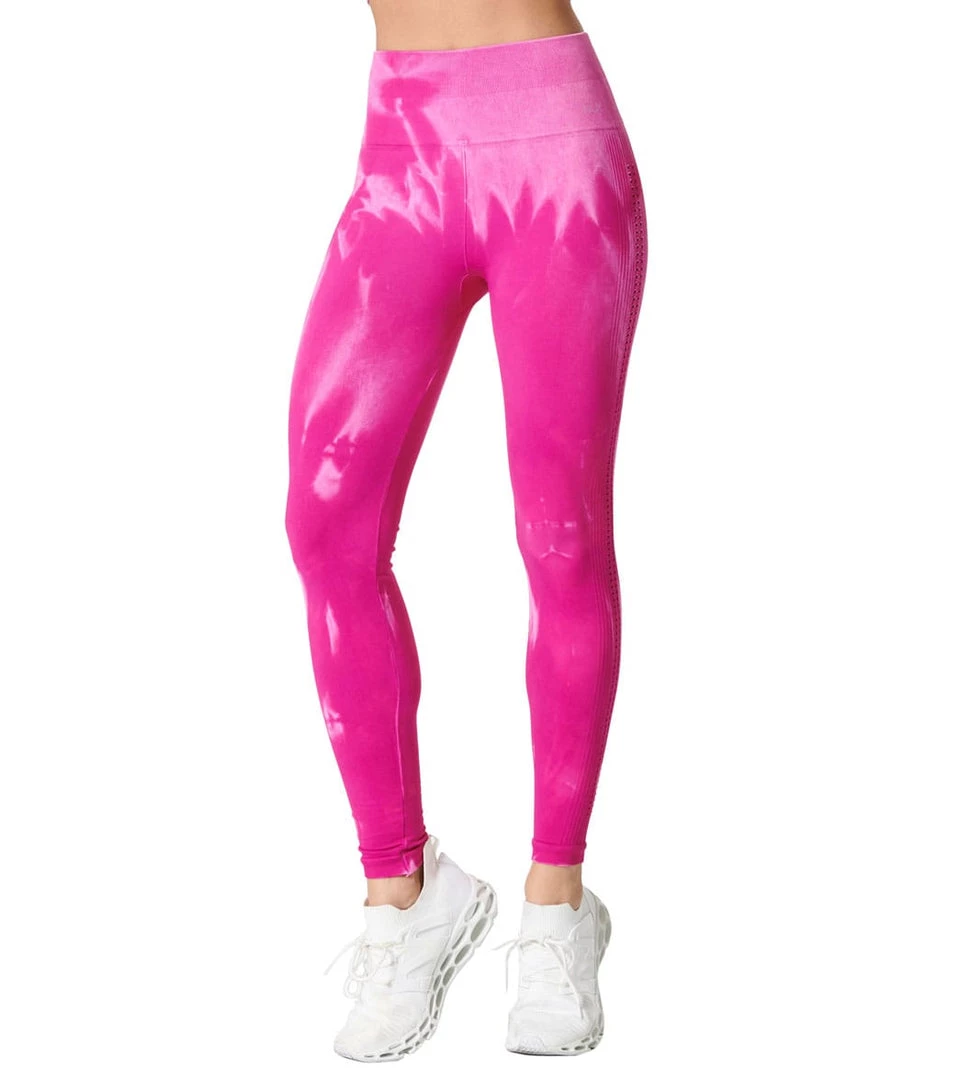 NUX Awakened Hand Dye Yoga Leggings Flushed Marble 4 NUX Awakened Hand Dye Yoga Leggings Flushed Marble