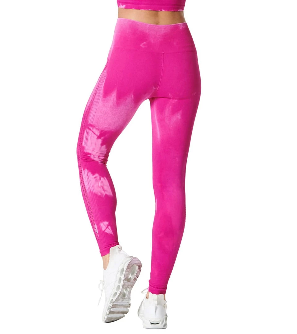 NUX Awakened Hand Dye Yoga Leggings Flushed Marble 5 NUX Awakened Hand Dye Yoga Leggings Flushed Marble