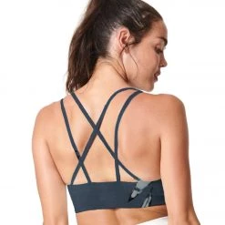 NUX Hand-Dye Levitate Yoga Sports Bra Oceanic Marble